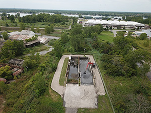 August 2021 - Cleaning of North Settling Pond