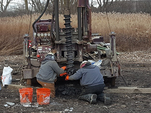 December 2020 - Installation of a monitoring well