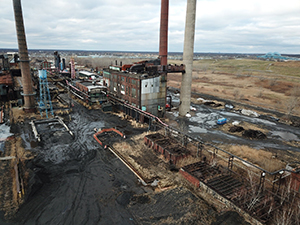 December 2020 - Stacks following asbestos abatement