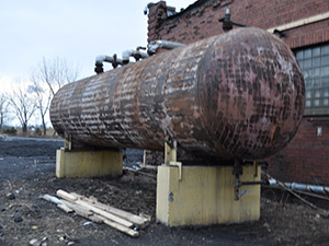 January 2021 - Former hot water tank - asbestos free