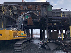 January 2021 - Removing conveyors to allow Asbestos-Containing Materials abatement