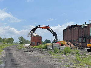 July 2021 - Rail scale building demolition