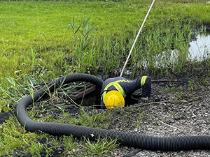 July 2021 - Routine maintenance of stormwater system 