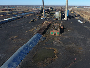 March 2021 - Gas Holder location, after removal