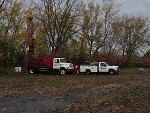 October 2020 - Initiation of drilling along west property line