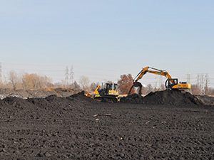 November 2020 - Regrading of South Coal Yard