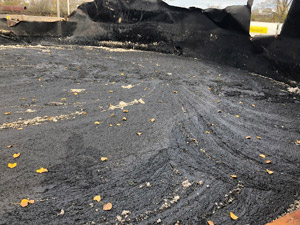 October 2019 - Site 108 - view looking north. Stabilized tar in Tank 3.